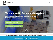 Tablet Screenshot of nermans.se